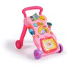 Moni toys dreams járássegítő műanyag 2in1 pink
