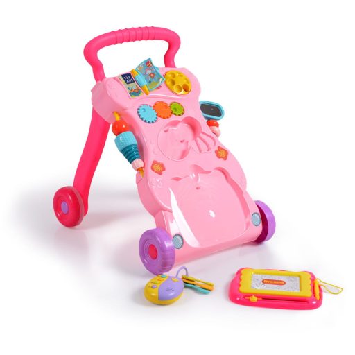 Moni toys dreams járássegítő műanyag 2in1 pink