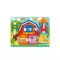 CANGAROO Tooky toy reteszes montessori fa tábla tk044