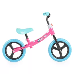   BYOX 2b futóbicikli carbonszálas, 20kgig, emelhető ülés pink/kék