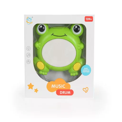 MONI Bébijáték béka alakú dob