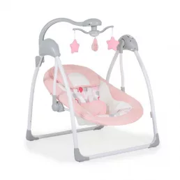   CANGAROO Jessica elektromos hinta klasszikus, előre, hátra hintáztató pink