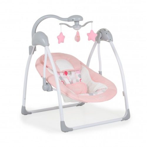 CANGAROO Jessica elektromos hinta klasszikus, előre, hátra hintáztató pink