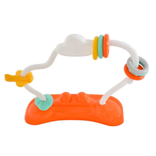 Moni magic fun baba ugráló pasztel játékkal narancs