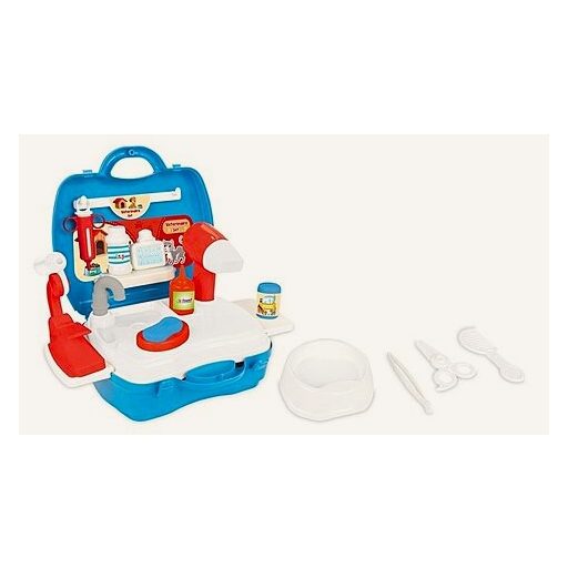 Pilsan állatorvos bőrönd szett műanyag kék