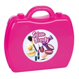 Pilsan fodrász szett babáknak bőröndben pink