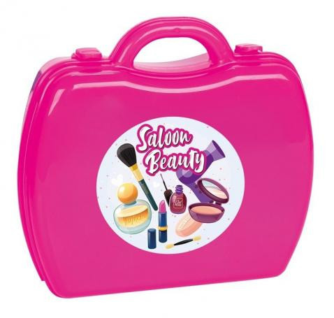 Pilsan fodrász szett babáknak bőröndben pink