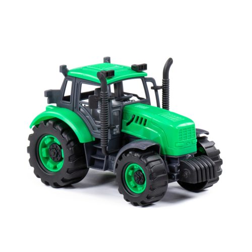 Polesie toys 91222 lendkerekes, hátrahúzós traktor zöld