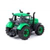 Polesie toys 91222 lendkerekes, hátrahúzós traktor zöld
