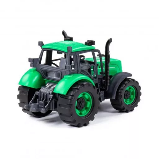 Polesie toys 91222 lendkerekes, hátrahúzós traktor zöld