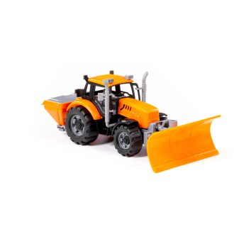 Polesie toys 91772 lendkerekes, hókotró traktor sárga