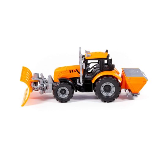 Polesie toys 91772 lendkerekes, hókotró traktor sárga