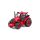 Polesie toys 89397 traktor 19 cmes piros