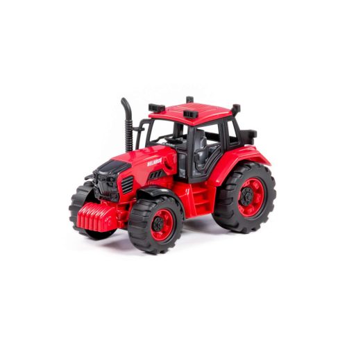 Polesie toys 89397 traktor 19 cmes piros