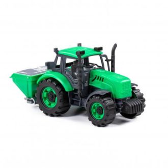 Polesie toys traktor vetőgép zöld