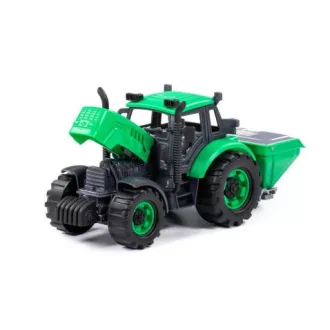 Polesie toys traktor vetőgép zöld