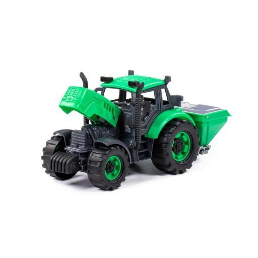 Polesie toys traktor vetőgép zöld