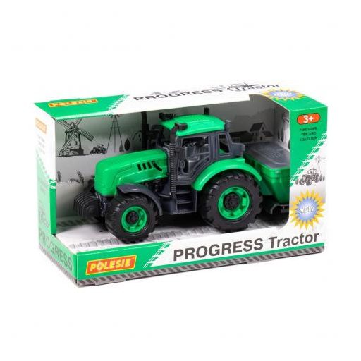 Polesie toys traktor vetőgép zöld