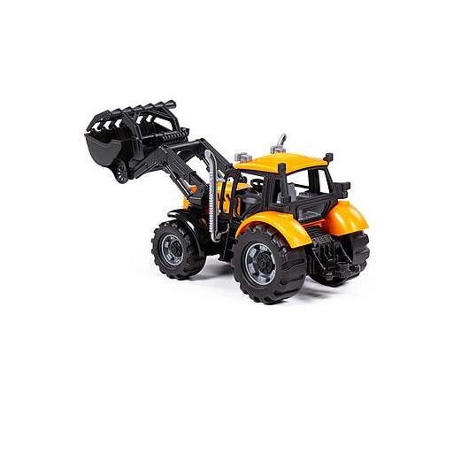 Polesie progress farm traktor 24 cm fekete/sárga
