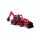 Polesie 91857 kistraktor exkavátor+kanál 26cm piros