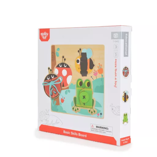 Tooky toy fa tábla kézségfejlesztő fűzőke
