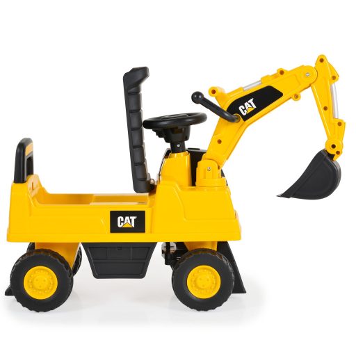 Cat új ráülős homlokrakodógép kanalas gémmel zenélő sárga