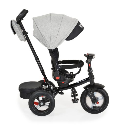 Byox tornado szülőkaros tricikli 25kg ig 360f forgatható vszürke
