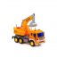 Polesie toys exkavátoros teherautó city sárga