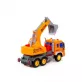 MONI Polesie toys exkavátoros teherautó city sárga