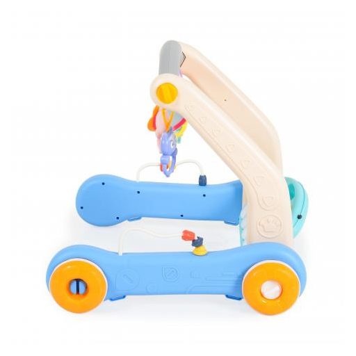 Moni music walker 2in1 járássegítő+játszószőnyeg kék