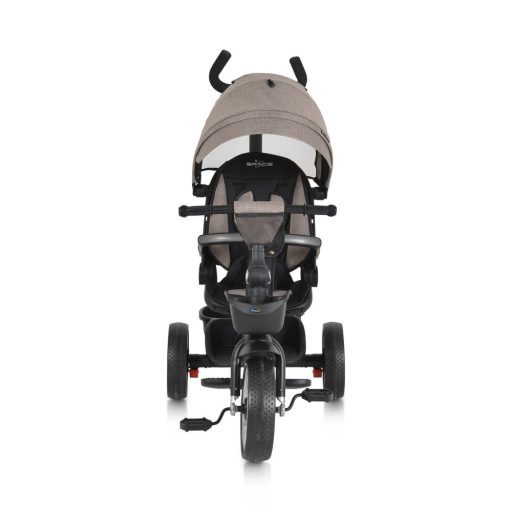 BYOX Space tricikli szülőkaros, 360 fokban forgatható bézs
