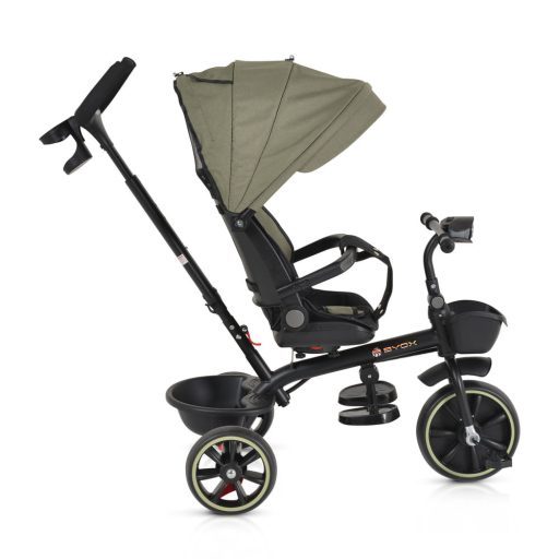 BYOX Summer tricikli szülőkaros, zenél, játék tartókkal zöld