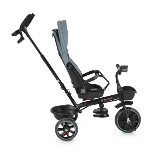 BYOX Summer tricikli szülőkaros, zenél, játék tartókkal kék