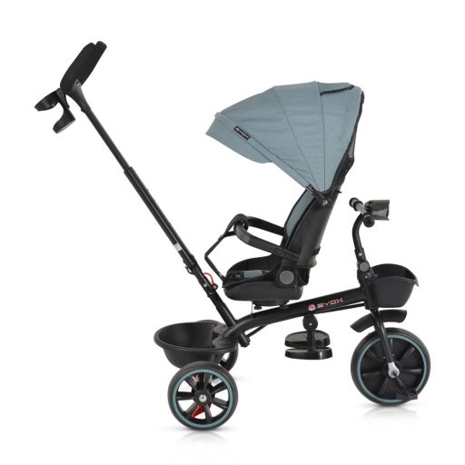 BYOX Summer tricikli szülőkaros, zenél, játék tartókkal kék