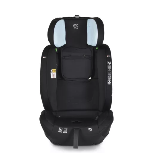 MONI Isafe autósülés isize és isofix ülésemelővé alakítható 76-150cm kék