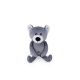 Bali bazoo 82002 ölelhető plüss teddy bear s.szürke