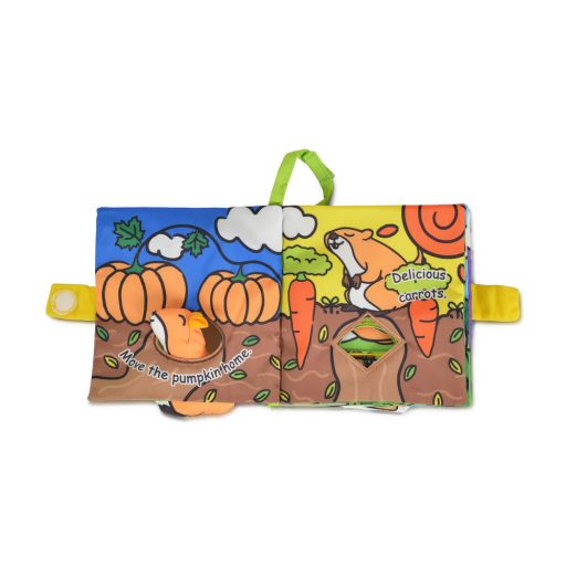 MONI Bébijáték kiskönyv montessori mormotával zöld