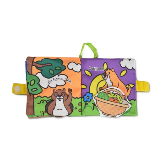 MONI Bébijáték kiskönyv montessori mormotával zöld