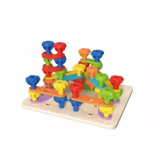 MONI Tooky toy fűzöcske szivárvány/süni