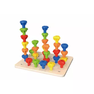 MONI Tooky toy fűzöcske szivárvány/süni