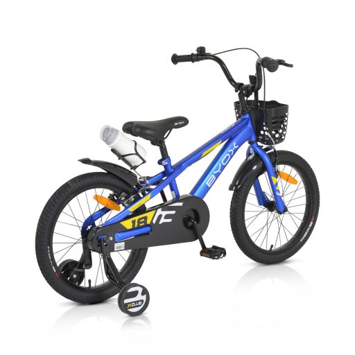 Byox challenge gyerek kerékpár 18as méret kék