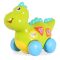 Hola bébijáték tanuló dínó activity kerekekkel, gombokkal, műanyag