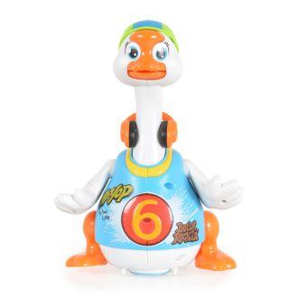 Hola táncoló liba/gúnár színes zenélő játék