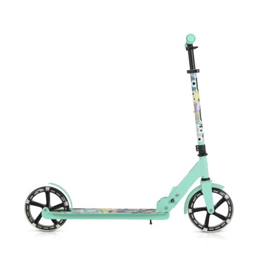 BYOX Monster roller 2 nagy kerekű, acélváz, 100 kg, 84-97cm-ig állítható zöld