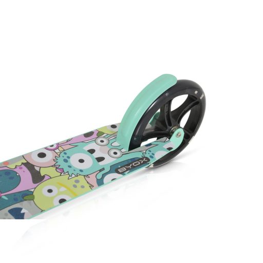 BYOX Monster roller 2 nagy kerekű, acélváz, 100 kg, 84-97cm-ig állítható zöld