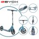 BYOX Monster roller 2 nagy kerekű, acélváz, 100 kg, 84-97cm-ig állítható kék