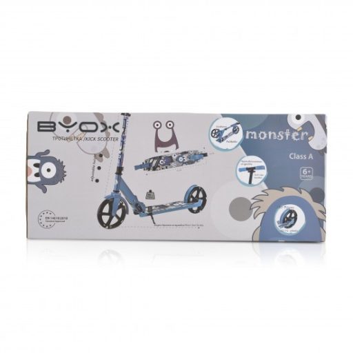 BYOX Monster roller 2 nagy kerekű, acélváz, 100 kg, 84-97cm-ig állítható kék