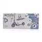   BYOX Monster roller 2 nagy kerekű, acélváz, 100 kg, 84-97cm-ig állítható kék