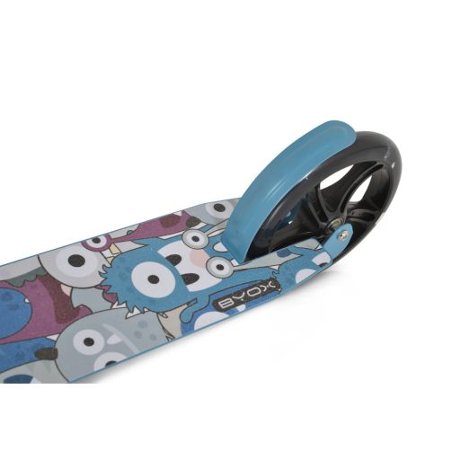 BYOX Monster roller 2 nagy kerekű, acélváz, 100 kg, 84-97cm-ig állítható kék