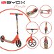 BYOX Monster roller 2 nagy kerekű, acélváz, 100 kg, 84-97cm-ig állítható piros